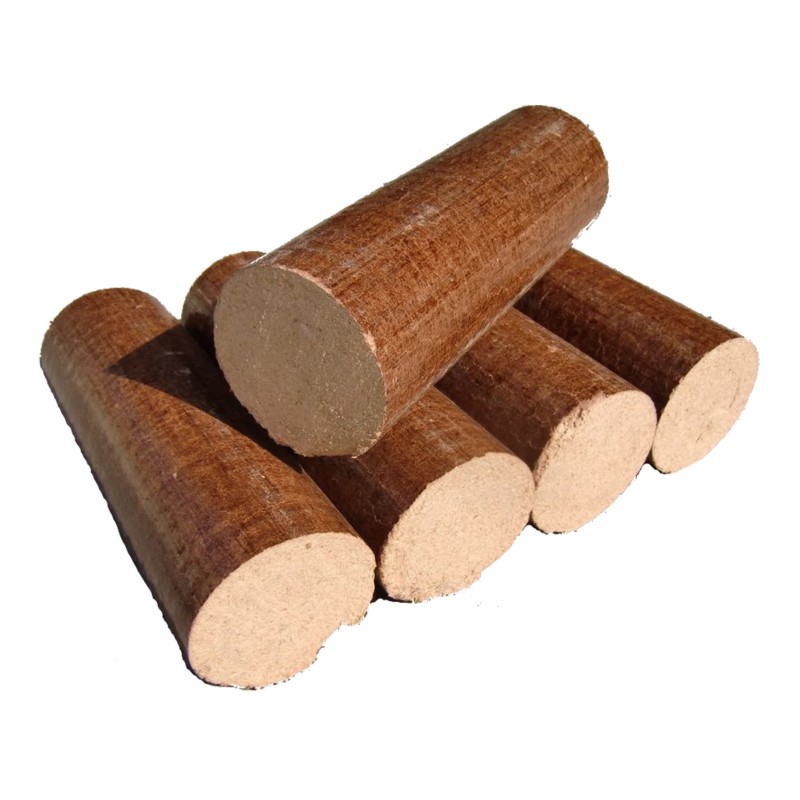 Paquet de bûches de bois compressés