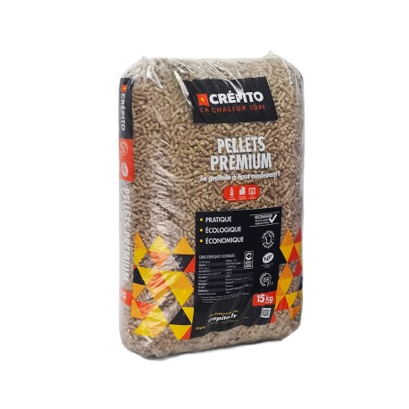 Pack 10 Sacs de 15kg Granulés CREPITO